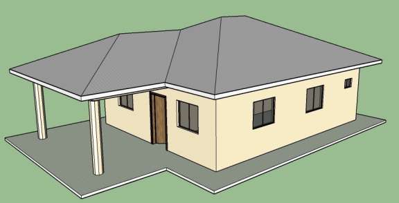 Terreno con casa a terminar
